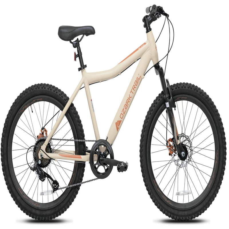 24 inch Vanilla Mountain Bike, 8-Speed, Teen Unisex Bicycle MTB
