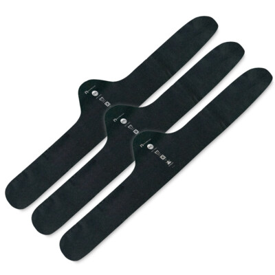 More of Me to Love Cotton Bra Liner 3-Pack, Black - Stay Dry and Comfortable