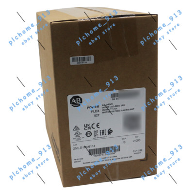25C-D1P4N114 New Allen Bradley PowerFlex 527 0.4kW / 0.5Hp AC Drive UPS Shipping