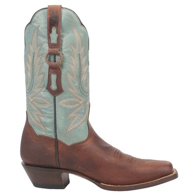 Ботинки Dan Post Tamra Square Toe Cowboy Womens Blue Casual Boots DP4097