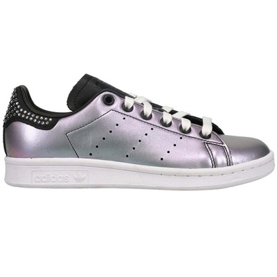 Черные женские кроссовки Adidas Stan Smith на шнуровке Повседневная обувь FV3423