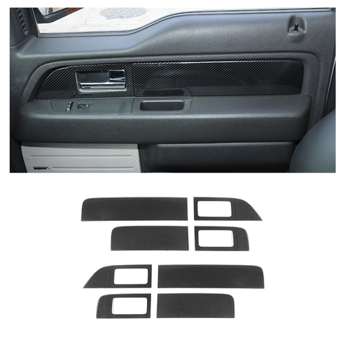 Inner Door Armrest Handle Panel Trim Cover For Ford F150 2009-2014 Accessories