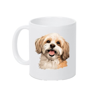 Tasse Hund Personalisiert Name Hunde Papa Geschenk Kaffeetasse viele Hunderassen