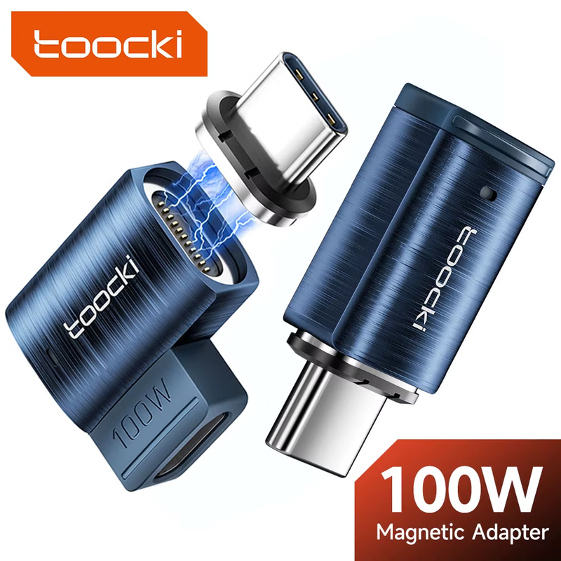 Magnetic OTG Adapter USB Type C to Type C 100w Magnetic Fast Charging Convertor