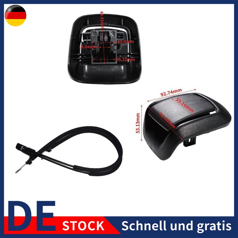R - Seilzug Sitzlehnenentriegelung + Taste Sitz 1441166 FÃR Ford Fiesta V De Dhl