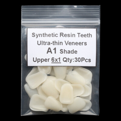 1Bag Dental Utra-Thin Synthetic Resin Teeth Whitening Veneers Anterior Composite