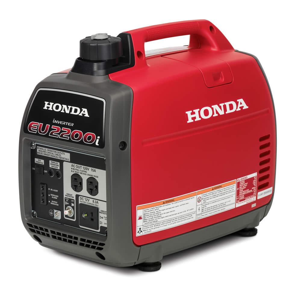 Honda Eu2200i 2200W Gas Powered Portable Inverter Generator