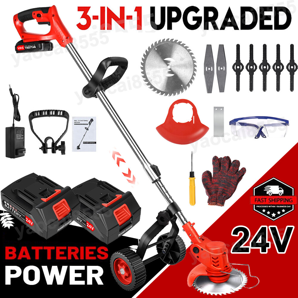 Electric Weed Lawn Edger Eater Cordless Grass String Trimmer