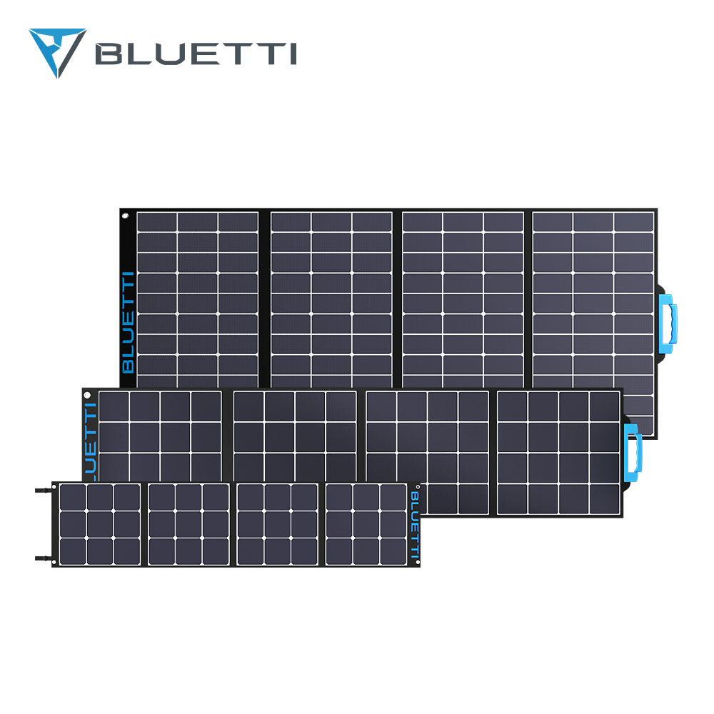 BLUETTI Solar Panel Foldable 120W 200W 350W Off Grid for RV Camping Home Backup