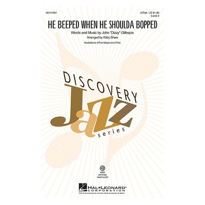 Hal Leonard He Beeped When He Shoulda Bopped VoiceTrax CD Arranged by Kirby Shaw