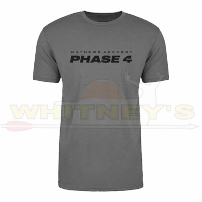 Mathews Phase4 T-Shirt - Medium - Heavy Metal - 70420-2A