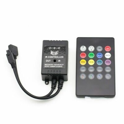3/10/17/24/44 Key IR/RF Music Remote Controller For Single RGB RGBW LED Strip