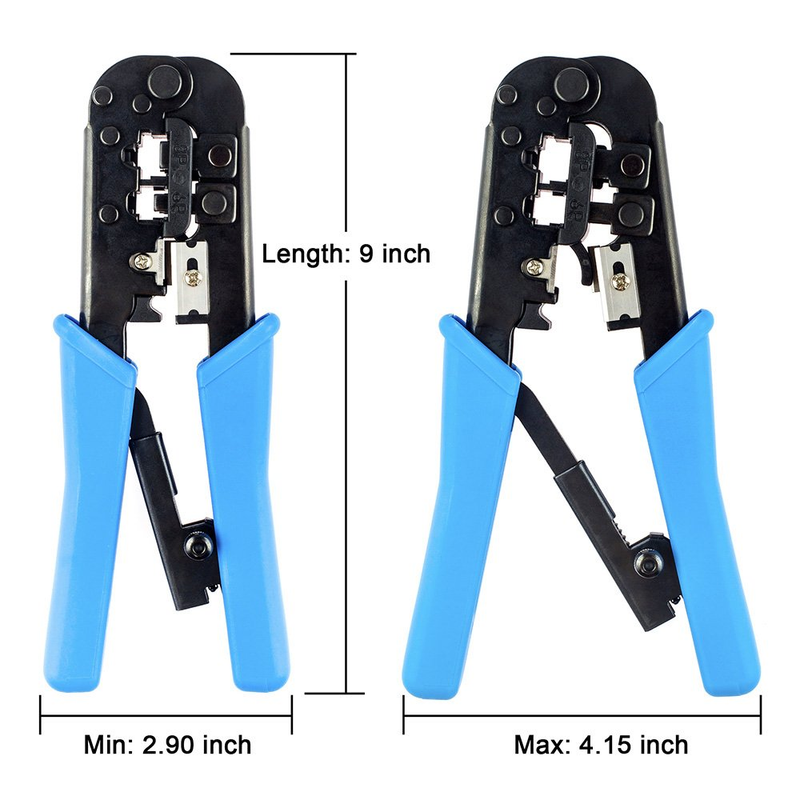 Pulling Grips Vastar Network Cable Repair Kit - Wire Punch Down Impact Tool,