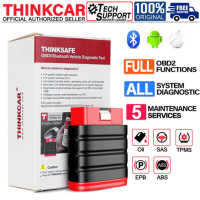THINKCAR  All Car OBD2 Scanner Full System ABS SAS TPMS Reset Diagnostic Tool