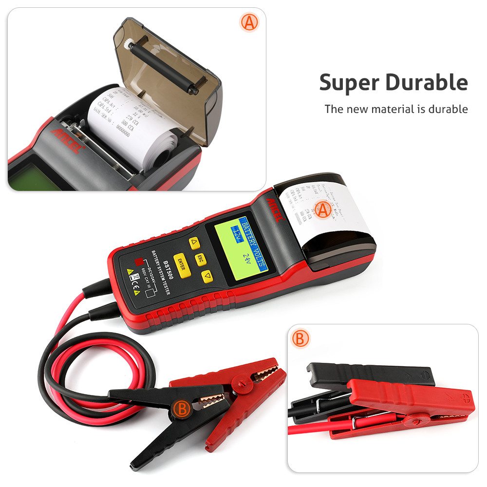 12V 24V Battery Load Tester 2000CCA Charging Starting diagnostic with Printer AU 712755960804 eBay