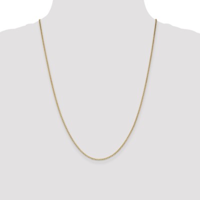 Pre-owned Superdealsforeverything Real 14kt Solid Yellow Gold 1.5mm Anchor Link Chain; 24 Inch, Lobster Clasp