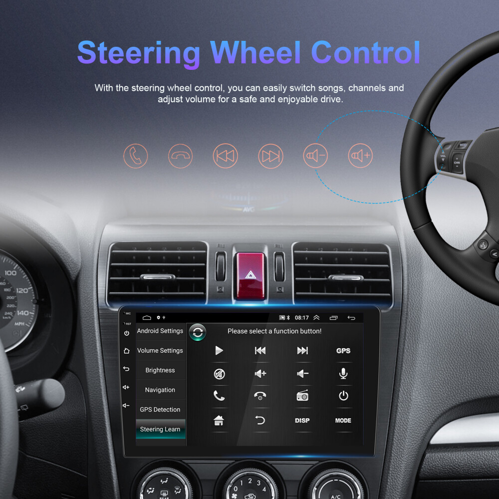 For Jeep Compass 2017-2020 Android 13 Car Stereo Radio GPS NAVI Bluetooth Player