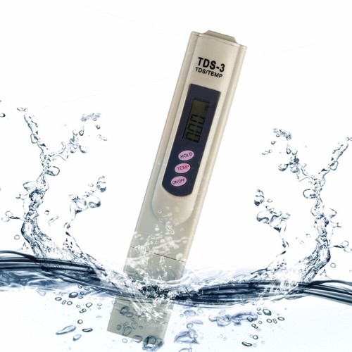 Handheld Water Quality Hardness Purity Digital LCD Meter 0-9990 PPM TDS TDS-3