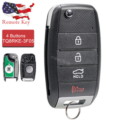 For 2014 2015 2016 2017 KIA Rio Keyless Entry Flip Remote Car Key Fob 4 Buttons