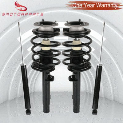 4PCS Front Complete Struts & Rear Shock Absorbers For BMW 325Ci 328i 330i E46
