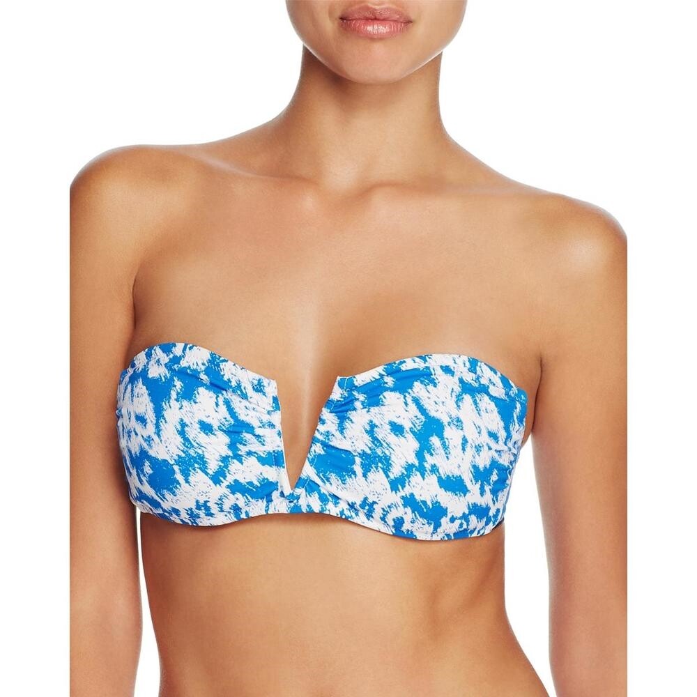 Heidi Klum 262276 Women Catalina Kisses Wirefree Bandeau Bikini Top Size Small