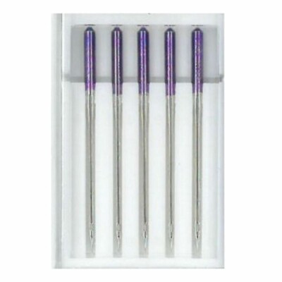 Pack of 5 Janome Purple Tip Needles #859438007 Sewing Machine 5 unit Bundle