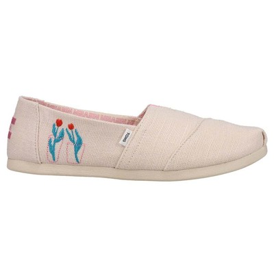 

TOMS Alpargata Женские тканые слипоны на плоской подошве Off White Повседневная 10018388T, TOMS Alpargata Woven Slip On