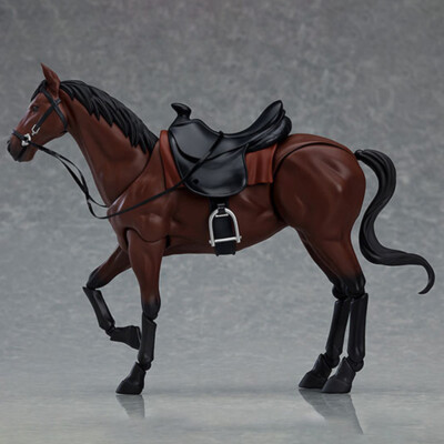 1/12 Scale Action Figures, 1/12 Scale Horse Figures, Model Collection Home Brown