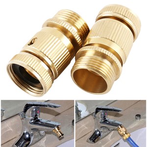 Garden Hose Hot Water Brass Hose Replacement Fittings Set 1 2 I D