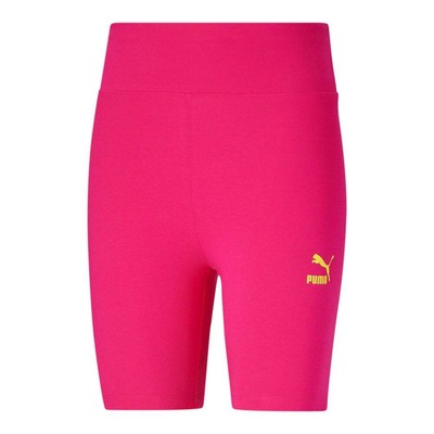 

Puma Classics 7-дюймовые шорты плюс женские розовые спортивные повседневные штаны 531872-14, Розовый, Puma Classics 7" Shorts Plus