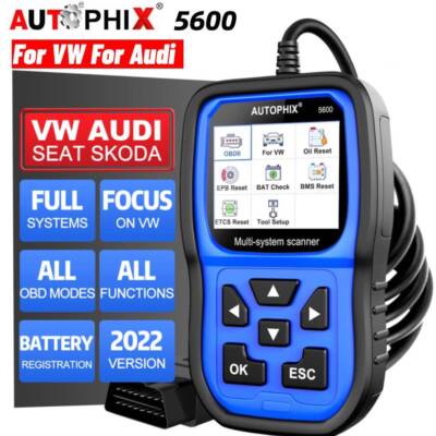 AUTOPHIX 5600 Full System Diagnostic OBD2 Scanner Code Reader Fit for AUDI VW US