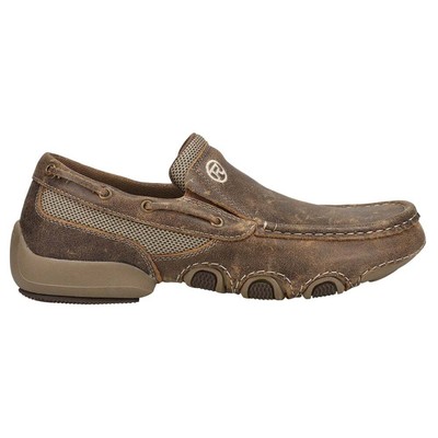 

Мужская бежевая повседневная обувь Roper Skipper Slip On 09-020-1775-2017, Бежевый, Roper Skipper Slip On