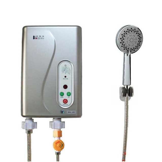 5800W Electric Hot Water Tankless Heater Shower System w/ Showering