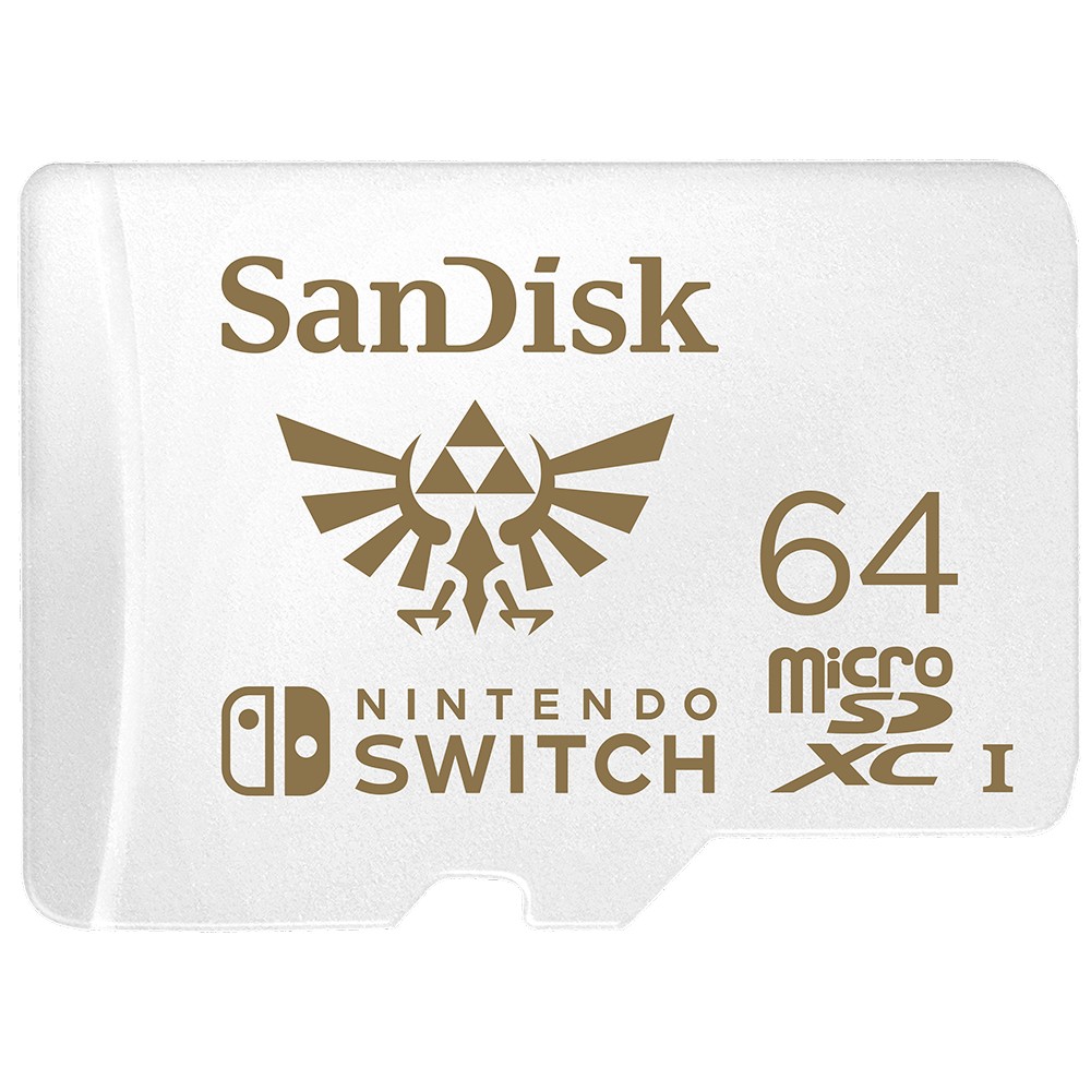 SanDisk Nintendo Switch 64 GB microSDXC, Speicherkarte weiß, UHS-I U3, V30