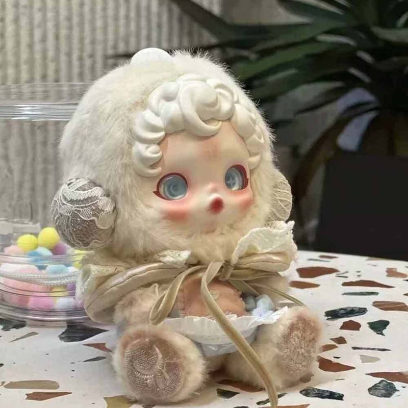 New Skullpanda Plush Doll Gentle Edge Keychain Toy Pendant With Gift Box Cute