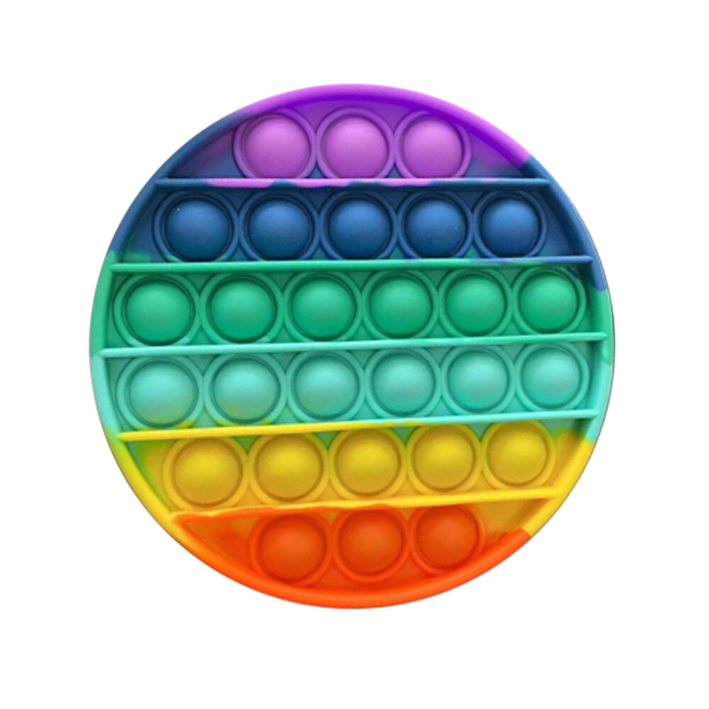 Pop Its Round Fidget Toy Push bubble stress relief kids ...