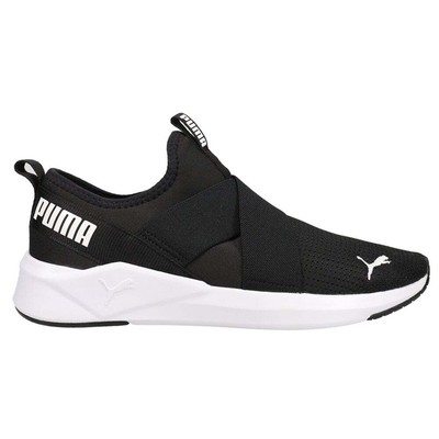 

Повседневная обувь Puma Chroma Slip On Womens Size 9 M Sneakers 195373-01, Черный, Puma Chroma Slip On