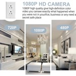 WifI Wall Camera 1080P HD IP Home Security Camera AC Outlet Audio Video Recorder - Image 3