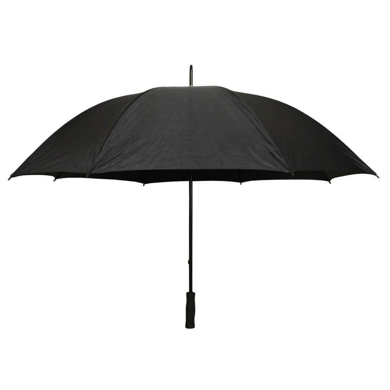 Umbrella All Black Large Coverage & Sturdy Design - Free Shi