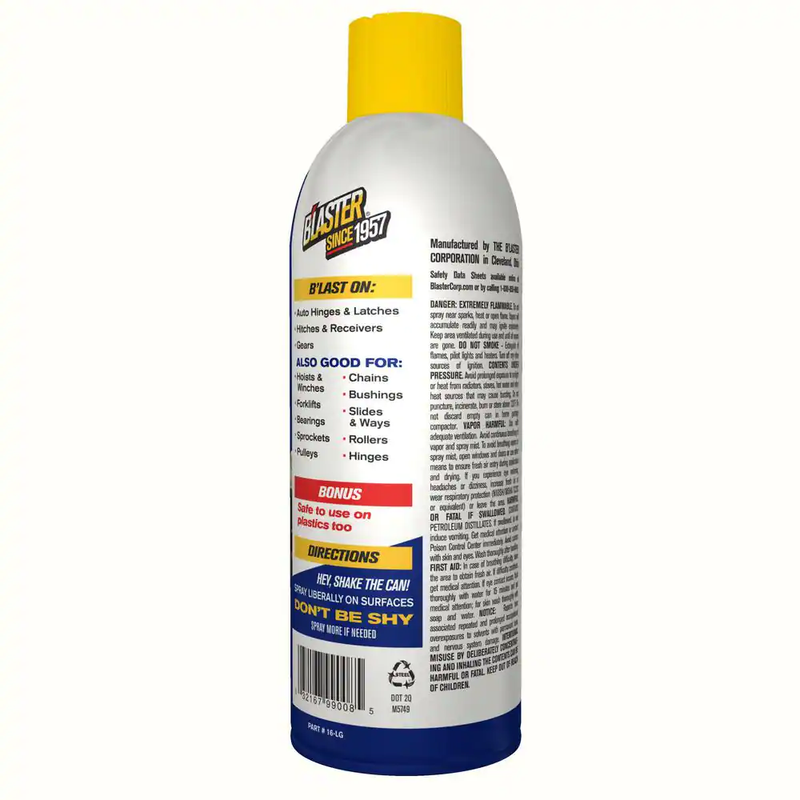 11 oz. High-Performance White Lithium Grease Spray Pack of 6 NEW