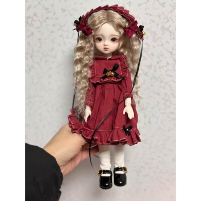 Sweet 1/6 BJD Doll Girl SD Ball Jointed Doll Eye Face Makeup Handmade Full Set