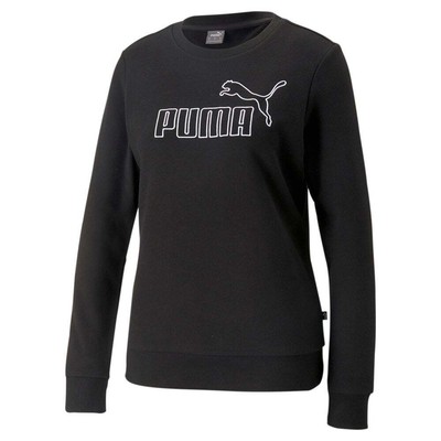 

Женская толстовка с круглым вырезом Puma Essentials+ Elevated, черная 67409001, Черный
