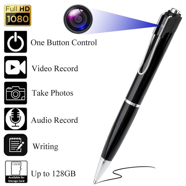 Hidden Cam Pocket Pen Camera 1080P HD Mini Body Video Recorder DVR Security USB - Image 190