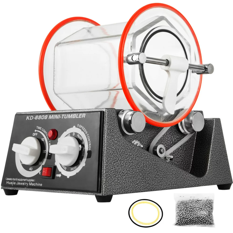 Jewelry Tumbler 3Kg Mini Polisher Rotary Surface Polishing Finishing Machine