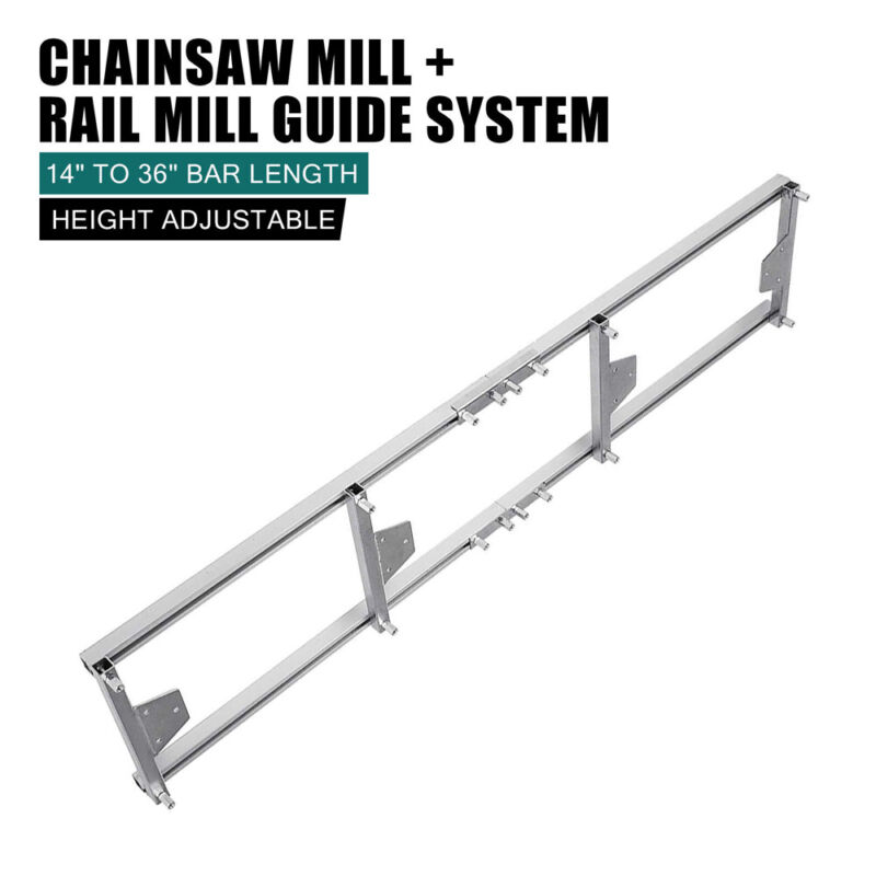 Aluminum Ladder Connector Chainsaw Milling Rail Mill Cutting Guide System 9FT