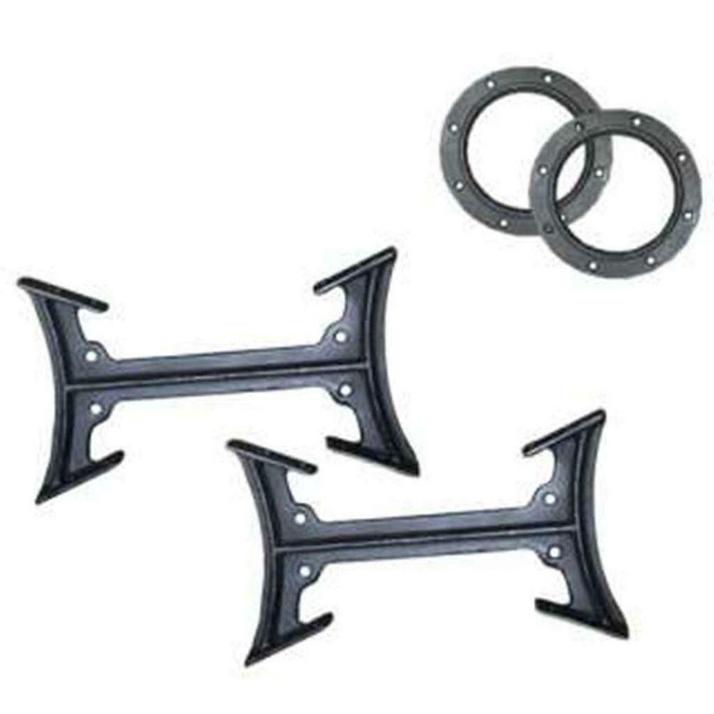 US Stove Double Barrel Stacked Adapter Kit BKAD500 Cast Iron Wood Burning Drum