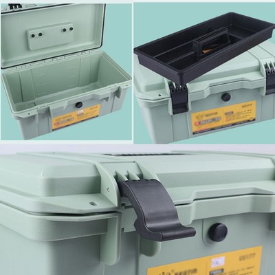 PreAsion Hardware Plastic Toolbox Maintenance Toolbox Portable Truck Storage Box