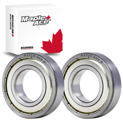 6203-ZZ Ball Bearing Premium Metal Shielded 17x40x12mm (2Pcs)