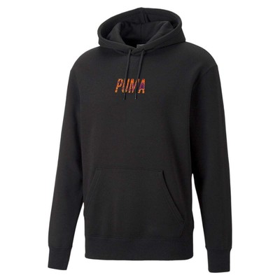 

Puma Swxp Graphic Pullover Hoodie Mens Black Casual Outerwear 53730751, Черный