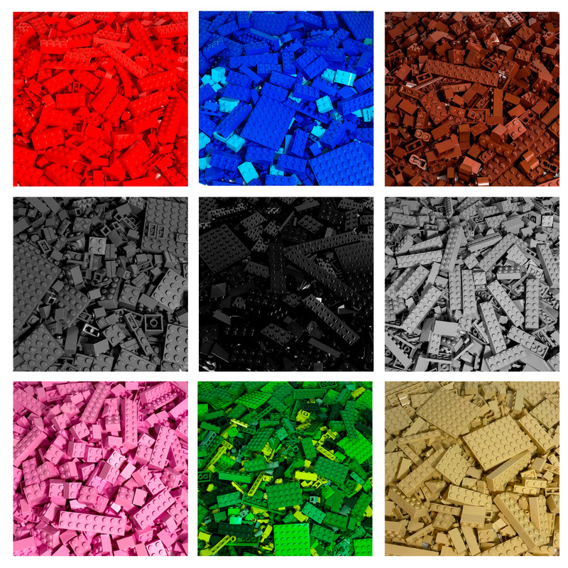 LegoÂ® Steine Und Sondersteine / Verschiedene Farben Und StÃ¼Ckzahlen / Neu